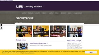 GroupX Home - LSU UREC