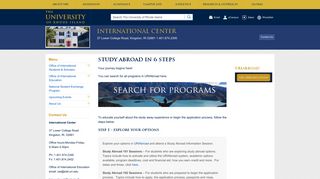 Study Abroad in 6 Steps - University of Rhode Island