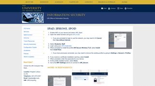 iPad, iPhone, iPod - Information Security - University of Rhode Island