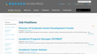 Coordinator, University College for Academic Success (UCAS) - Nacada