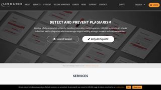 URKUND - Detect and prevent plagiarism with automatic text-recognition