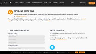 URKUND - Support and product information