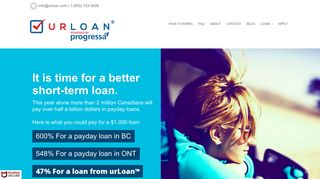 urLoan: Bad Credit Personal Loans & Installment Loans Canada