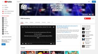 URM Academy - YouTube