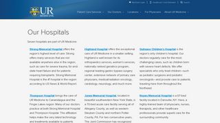 Hospitals - UR Medicine
