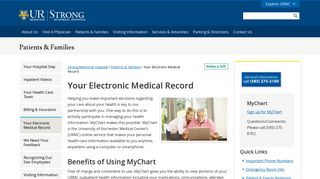 Your Electronic Medical Record - Patients & Families - Strong ... - URMC