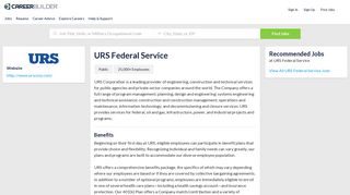 Work at URS Federal Service | CareerBuilder
