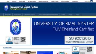 University of Rizal System | Nurturing Tomorrow's Noblest