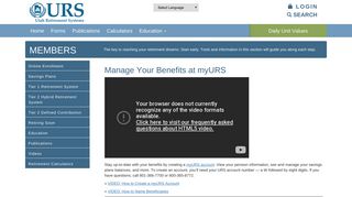 URS - Manage Your Benefits at myURS - Utah Retirement Systems