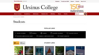 Students | Faculty and Staff | Ursinus College