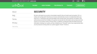 Security | UrthBox