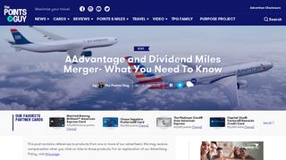AAdvantage and Dividend Miles Merger- What You Need To Know