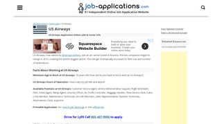 US Airways Application, Jobs & Careers Online - Job-Applications.com