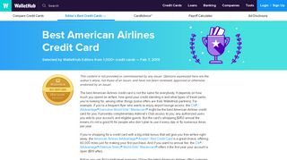 2019's Best American Airlines Credit Card – WalletHub