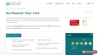 Ace Rewards® Visa® Card - Credit Card Insider