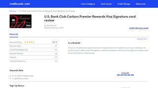 U.S. Bank Club Carlson Premier Rewards Visa Signature card review