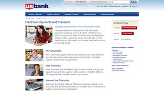 Electronic Payments and Transfers | Small Business | U.S. Bank