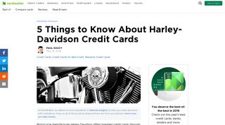 5 Things to Know About Harley-Davidson Credit Cards - NerdWallet