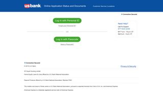 U.S. Bank | Application Status
