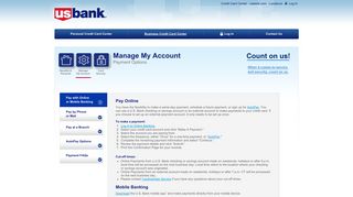 USBANK | Payment Options
