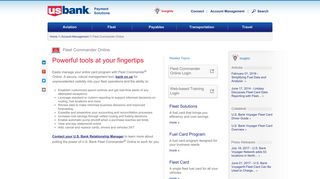 Fleet Commander Online - US Bank