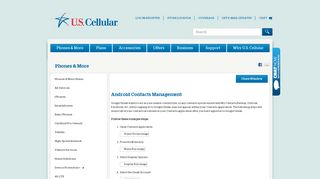 Android Contacts Management - US Cellular