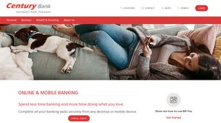 Online & Mobile Banking - Century Bank