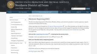 Electronic Reporting (ERS) | Northern District of Texas