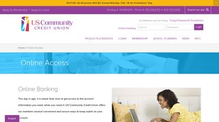Online Access - US Community Credit Union