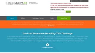 Total and Permanent Disability (TPD) Discharge