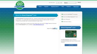 About the Direct Express Card - Bureau of the Fiscal Service