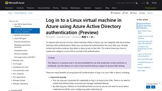 Log in to a Linux VM with Azure Active Directory credentials | Microsoft ...