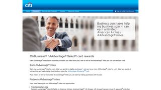 CitiBusiness® / AAdvantage® World MasterCard Rewards - Citibank