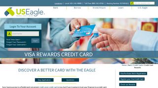 VISA Platinum Rewards Credit Cards - U.S. Eagle Federal Credit Union