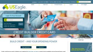 Credit Building Credit Card - U.S. Eagle Federal Credit Union