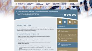 USA Visa Information - Saudia