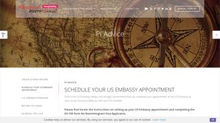 SCHEDULE YOUR US EMBASSY APPOINTMENT | Placement ...
