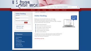 Online Banking | US Federal 1364 - U S Federal Credit Union