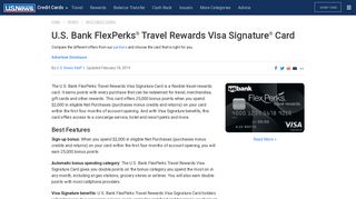U.S. Bank FlexPerks Travel Rewards Visa Signature Card Review ...