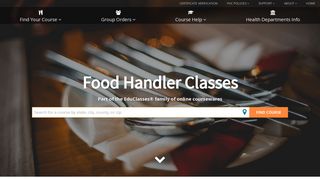 Food Handler Classes: Online Courses Training & Certification