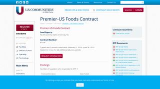 Premier - US Foods Contract | U.S. Communities