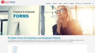 Employers & Employee Patients - Print Forms - U.S. HealthWorks