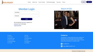 Member Login - JRetroMatch.com
