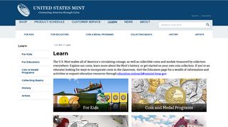 Learn | U.S. Mint