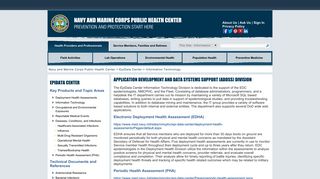 Navy Marine Corps Public Health Center - Home - Navy Medicine