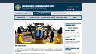 Navy Marine Corps Public Health Center - Deployment Health
