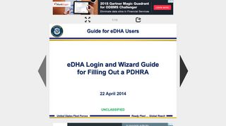 Guide for eDHA Users. eDHA Login and Wizard Guide for Filling Out a ...