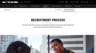 Navy - Recruitment Process - Navy Jobs
