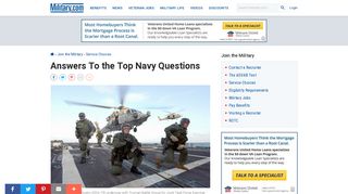 Answers To the Top Navy Questions | Military.com