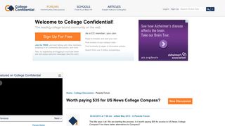 Worth paying $35 for US News College Compass? — College Confidential